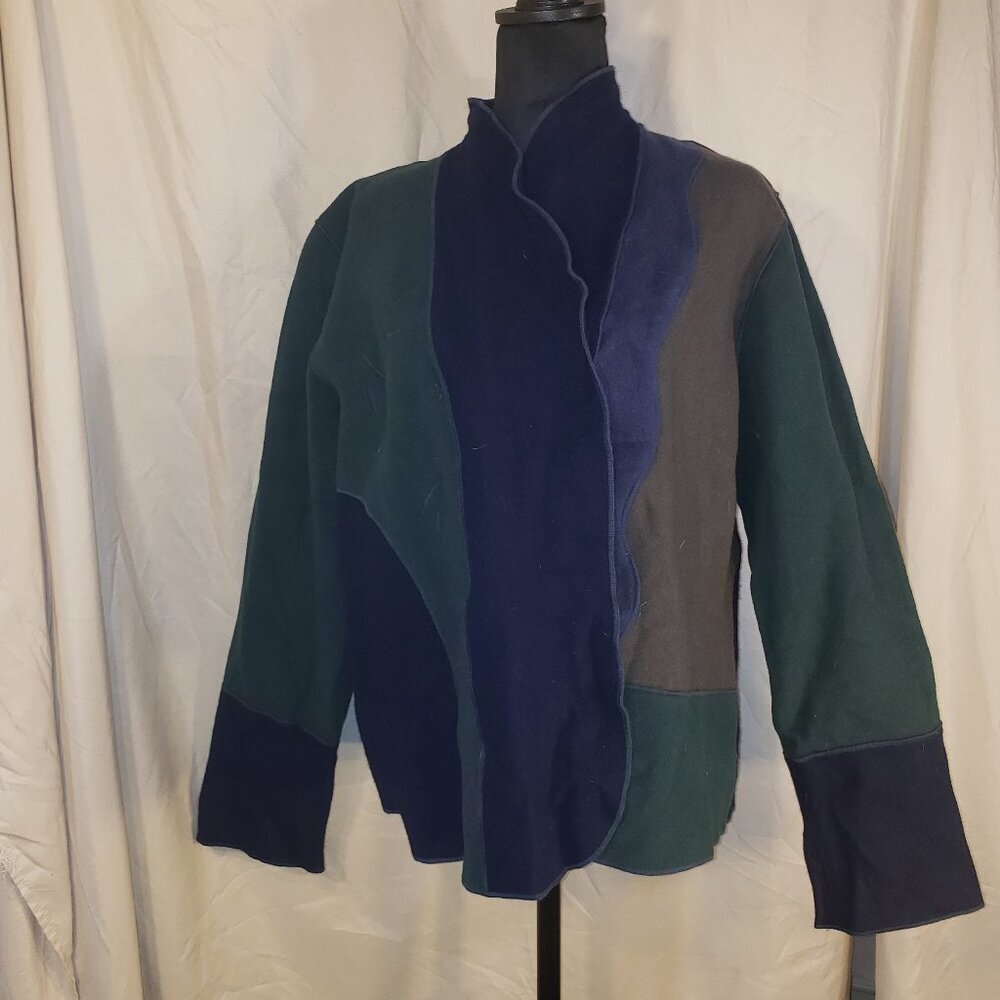 Women's Beppa 100% Wool Jacket, Size M, Multicolor